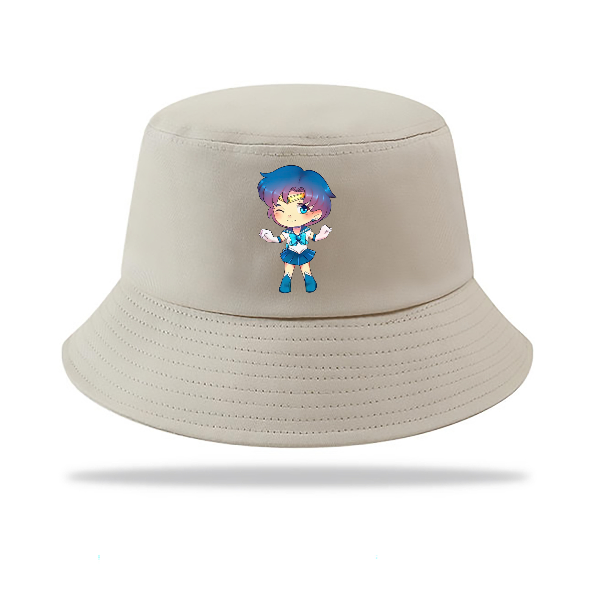 （画像用） 美少女戦士セーラームーン 水野 亜美 みずの あみ Sailor Moon Mizuno Ami アウトドア日除けバケットハット